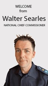 Walter Searles National Chief Commissioner